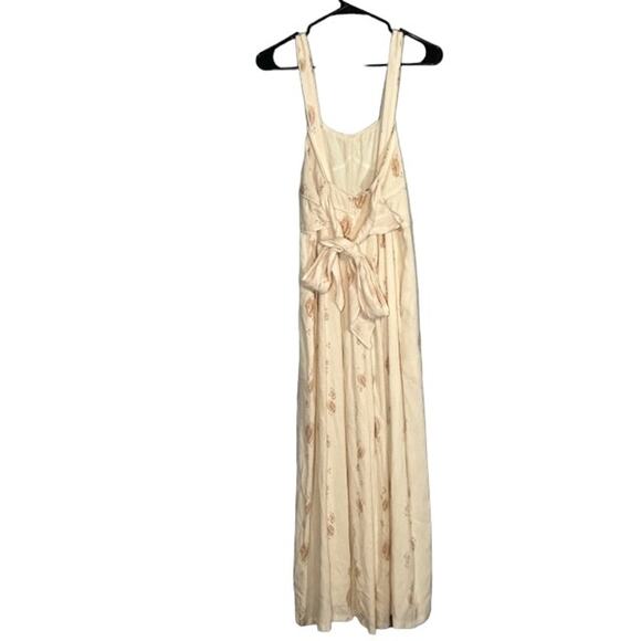 Sancia Cream Cerion Shell Sleeveless Seashell Detail Anja Jumpsuit Women Sz S - Picture 2 of 16